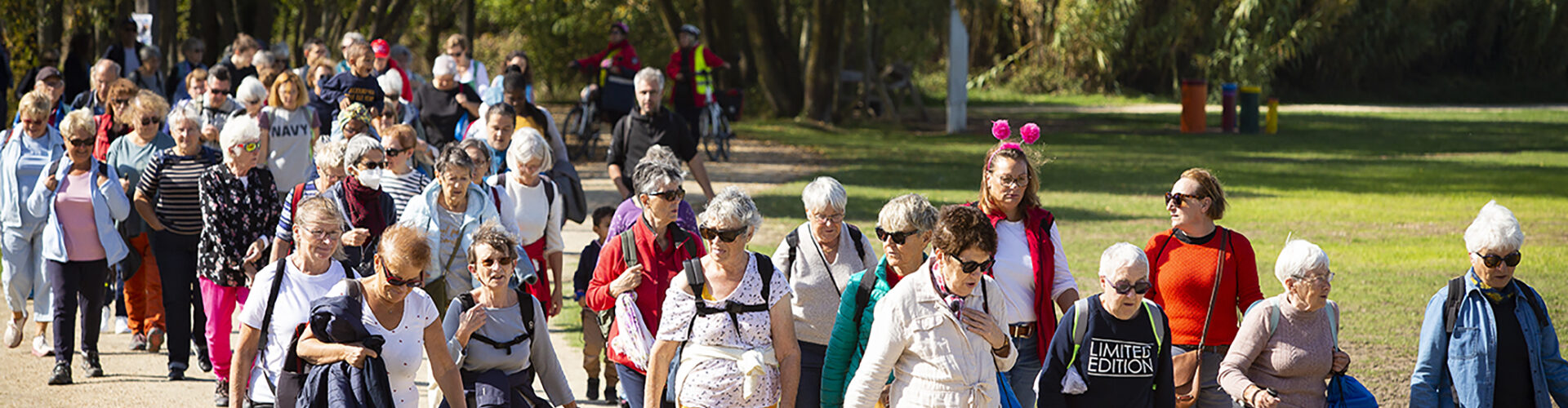 photo edition 2022 de la marche intergenertionnelle