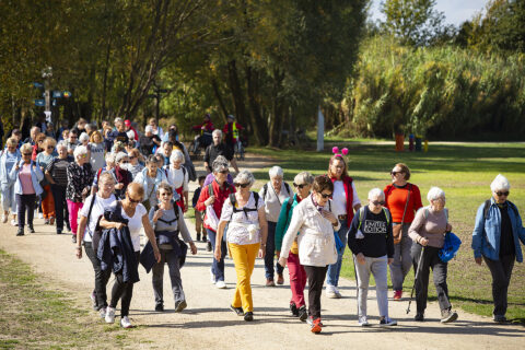 photo edition 2022 de la marche intergenertionnelle