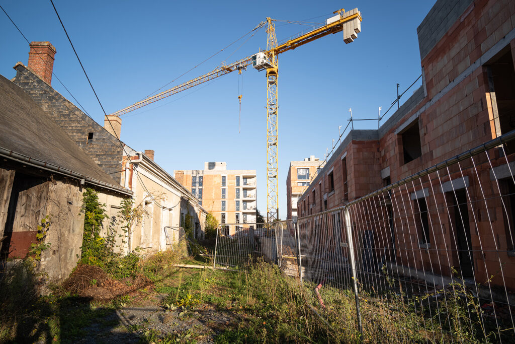 chantier construction de logements quartier monconseil - Agrandir l'image, fenêtre modale