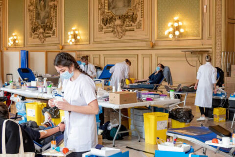 don du sang a la mairie
