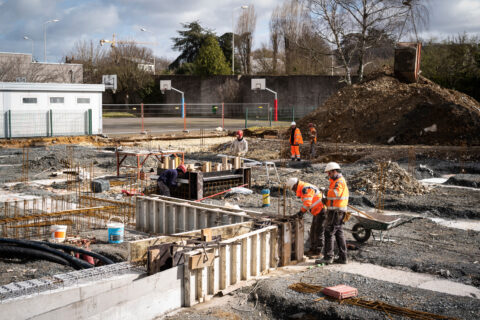 chantier de travaux