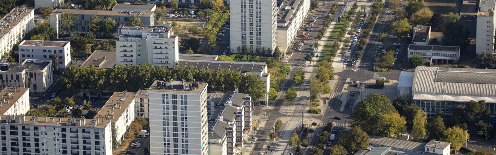 vue aérienne sur des batiments