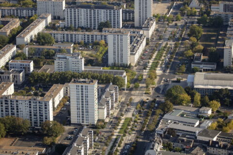 vue aérienne sur des batiments
