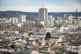 vue aérienne des quartiers sanitas et febvotte