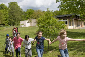 enfants qui courrent